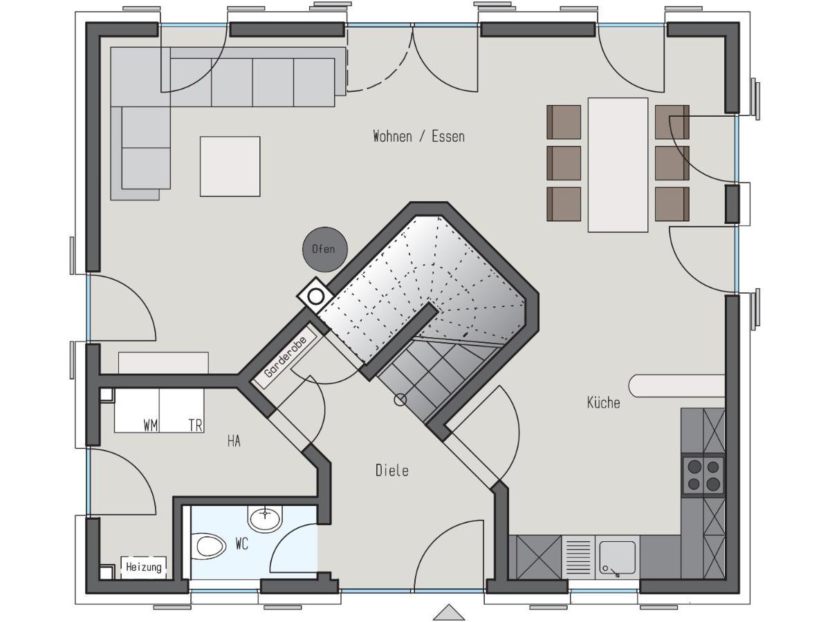 Ferienhaus Schilfrohrsaenger 26 Fuhlendorf エクステリア 写真